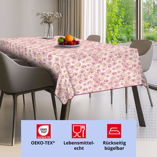 Tischdecke Monte Carlo Dahlia ruby image number null